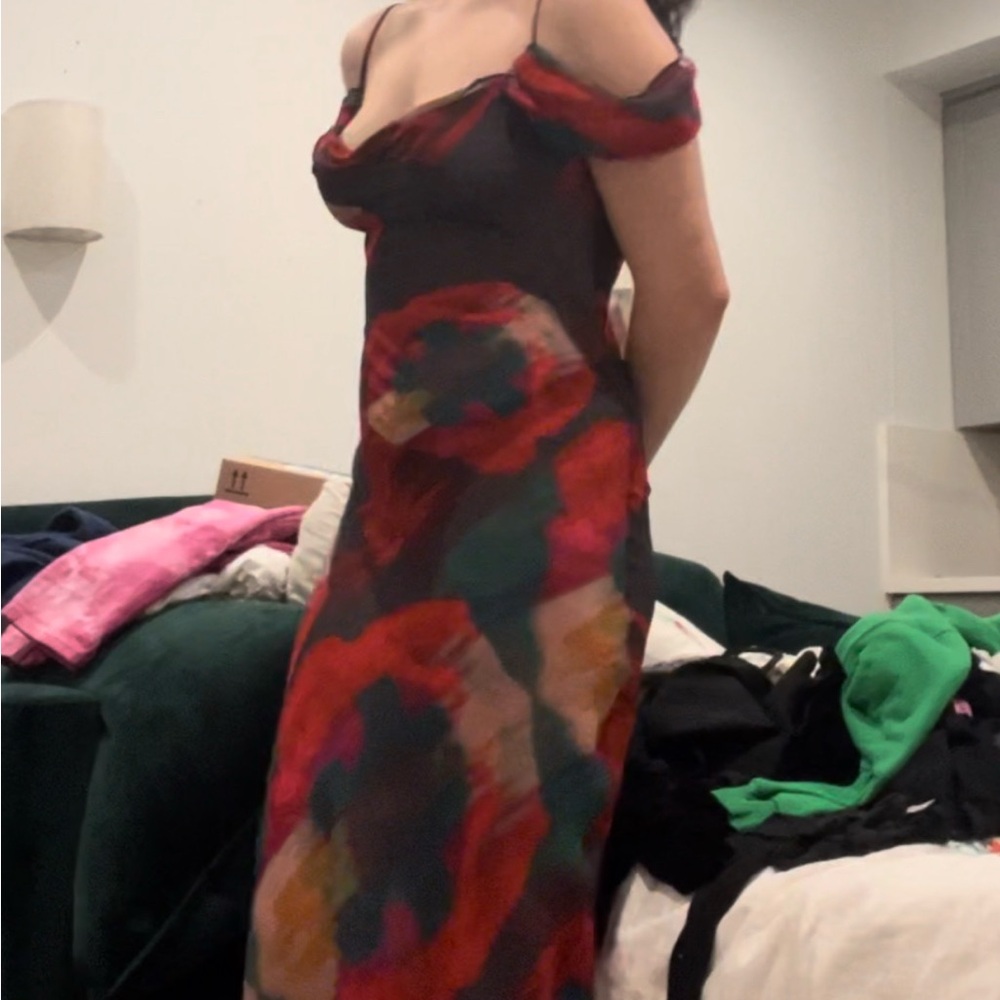 Rat and Boa Silk Dress